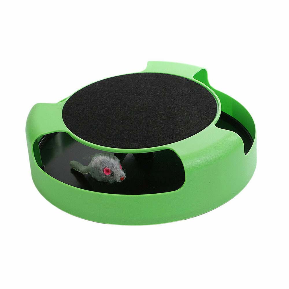Motion Kitten Cat Toy Catch The Mouse Chase Interactive Cat Training Scratchpad - image 1