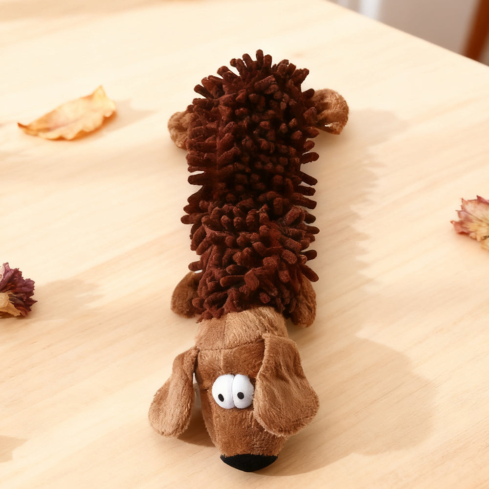 Squeaky Plush Dog Toy for Small Dogs & Puppies Cute Animal Shapes for Chewing & Interactive Play - image 5