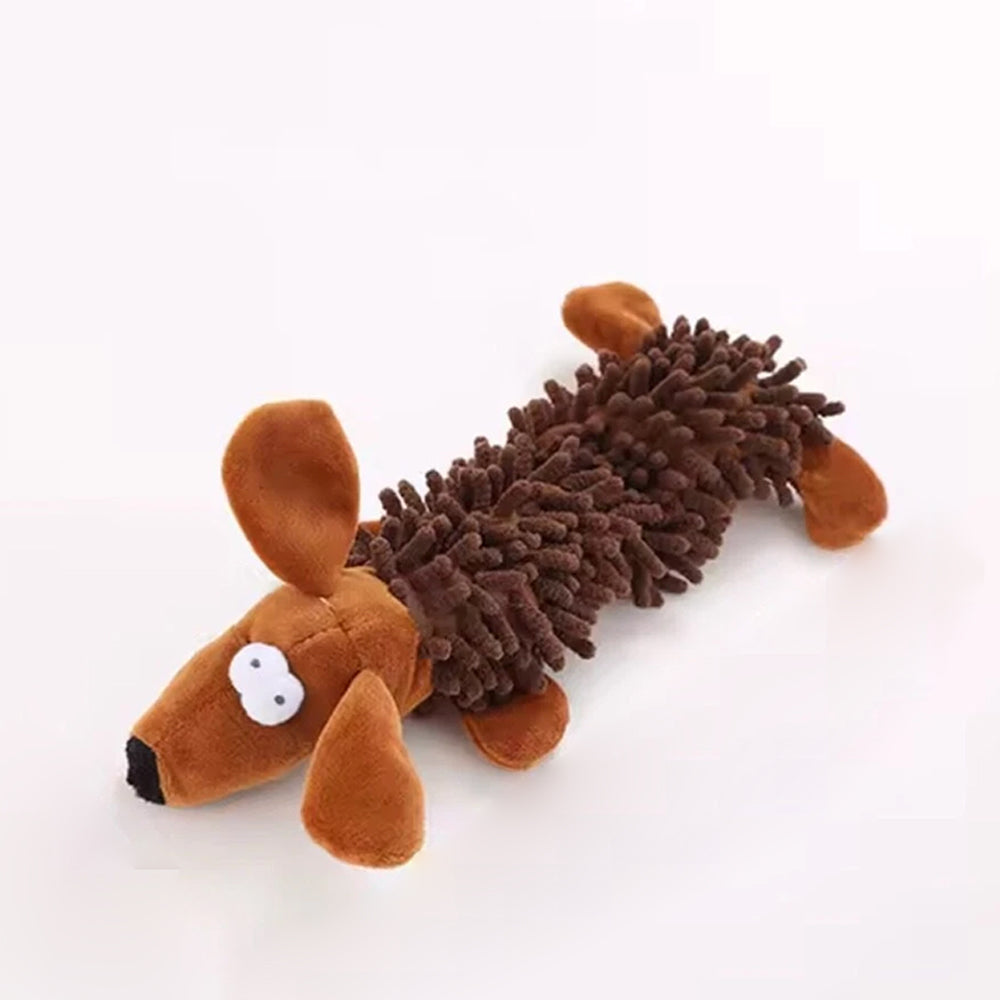 Squeaky Plush Dog Toy for Small Dogs & Puppies Cute Animal Shapes for Chewing & Interactive Play - image 4