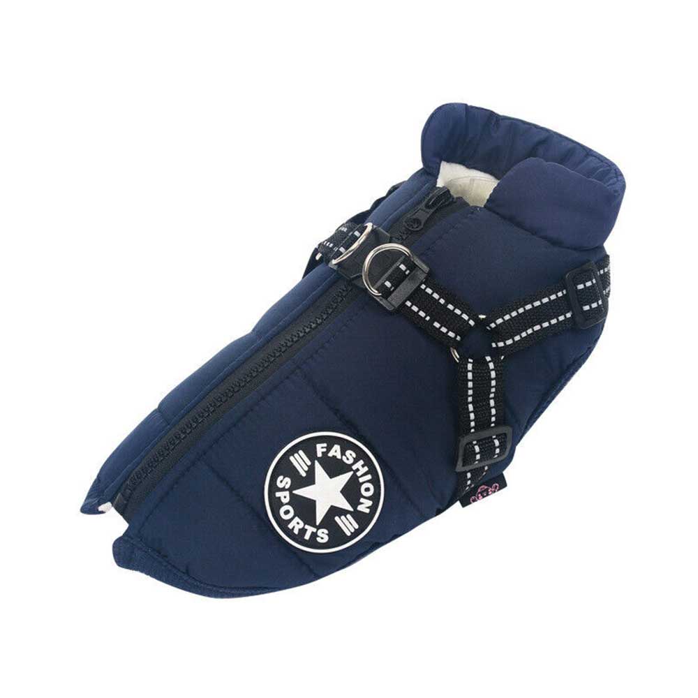 Winter Pet Dog Coat Pet Dog Jacket w/ Harness Waterproof Breathable Small Large - image 1