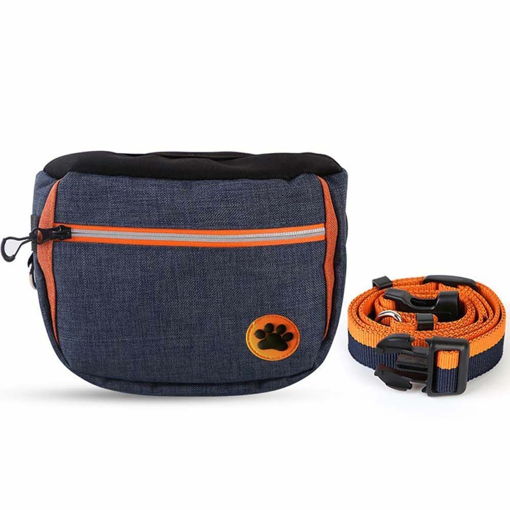Dog Treat Training Pouch Pet Training Bag Large Capacity Puppy Snacks Waist Bag - image 1