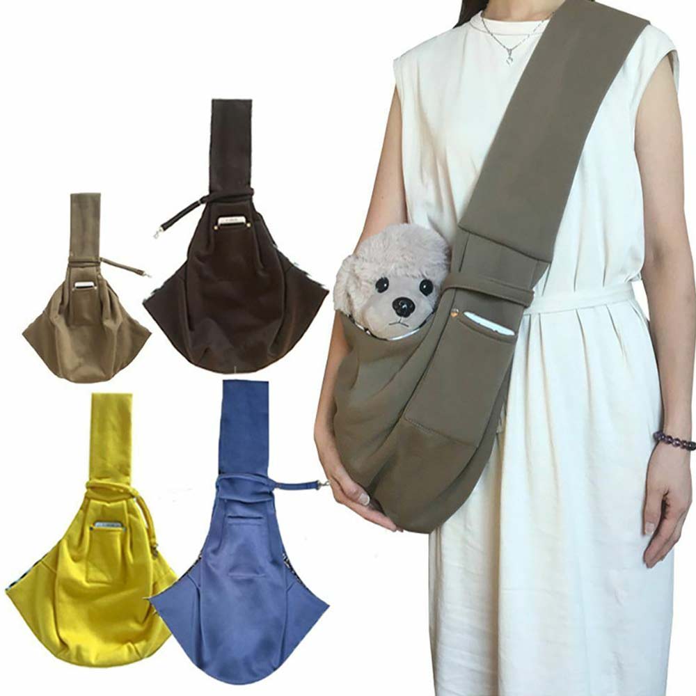Pet Dog Cat Puppy Carrier Shoulder Pouch Travel Carry Bag Sling Backpack Outdoor - image 2