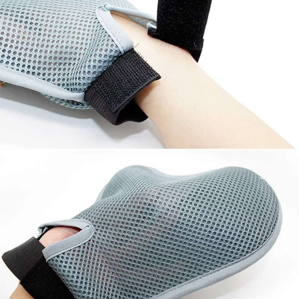 Breathable Heavy Duty Pet Grooming Glove Hair Removal Cat Dog Mitts Gentle - image 4