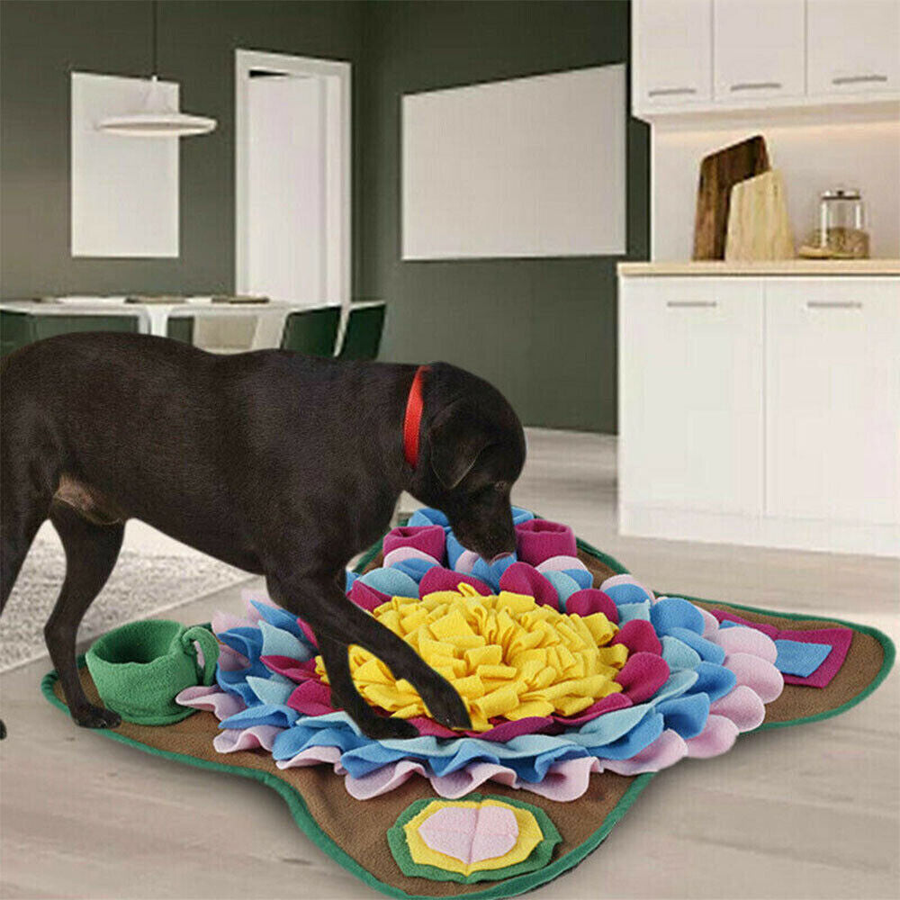 50x50cm Pet Dog Snuffle Mat Sniffing Treat Foraging Toy Nose Training Pad - image 5