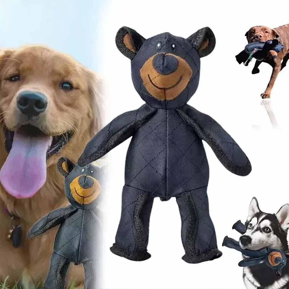 Unbreaka Bear Mighty Bear Pet Toy Durable Tough Dog Squeaky Toys - image 4