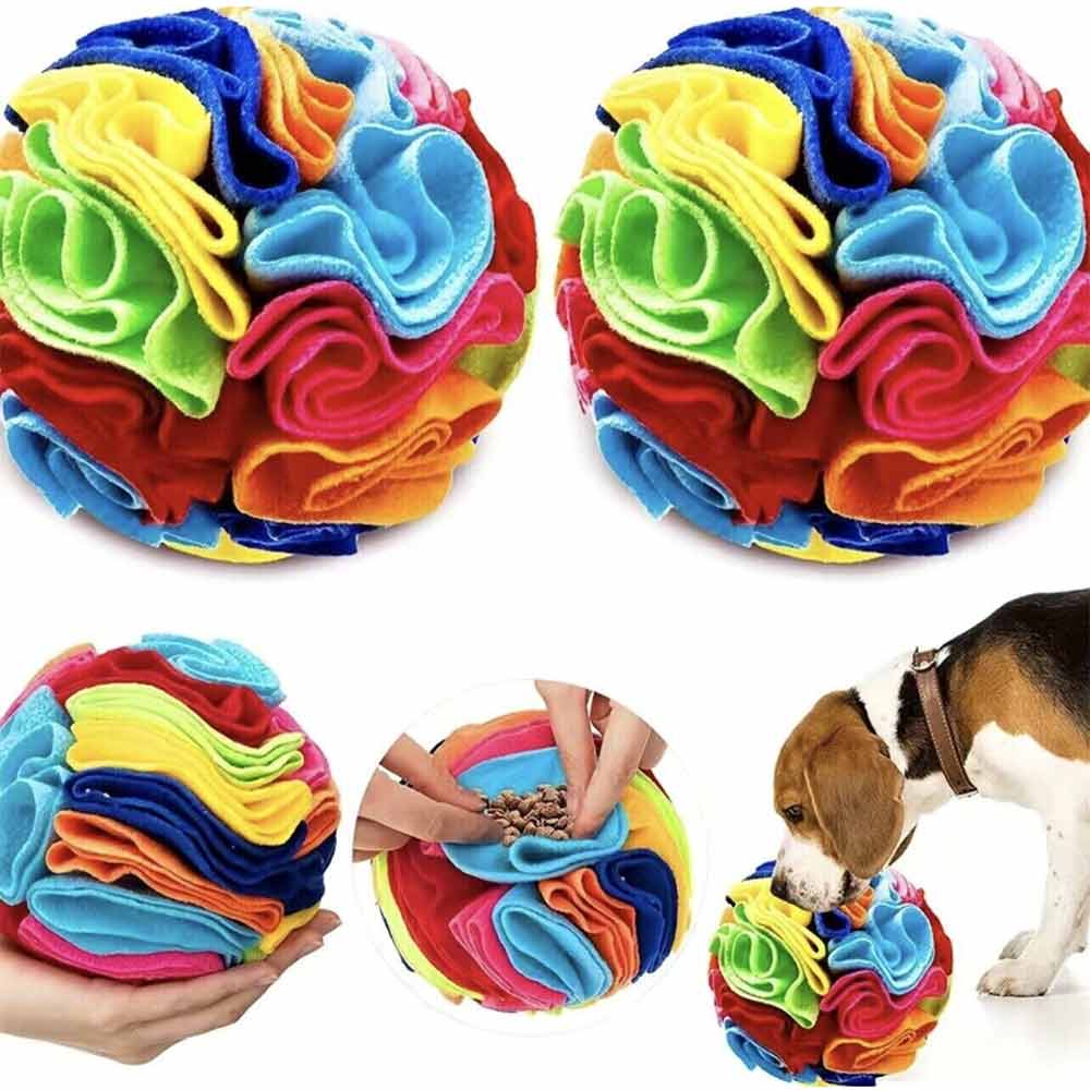 Pet Snuffle Ball Dog Toy Home Foraging Skill IQ Training Enrichment Multicolor - image 3