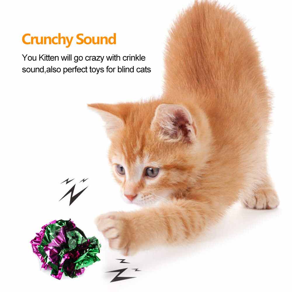 28X Bulk Buy Cat Kitten Toys Rod Fur Mice Bells Balls Catnip Lovely Pet Toy - image 6