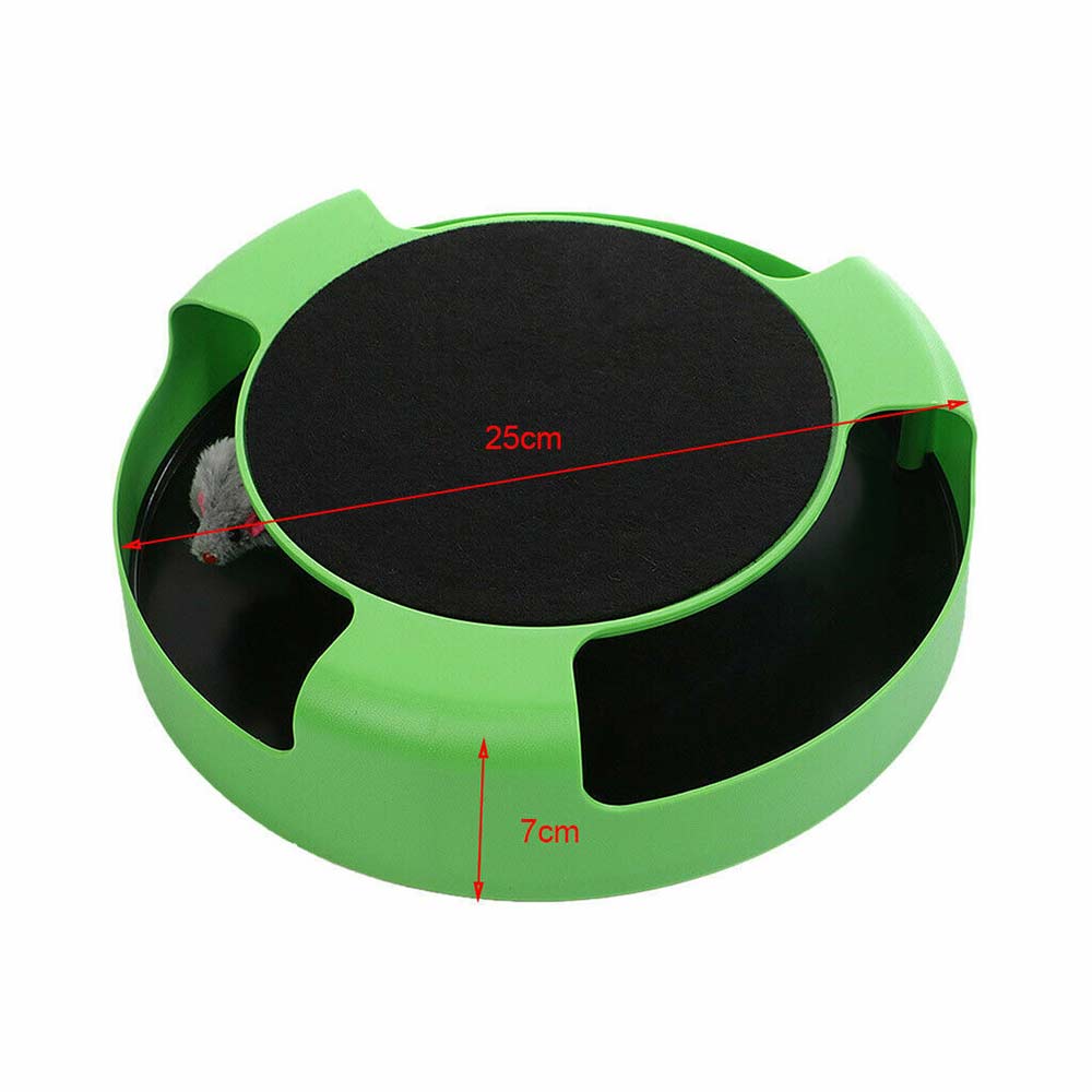 Motion Kitten Cat Toy Catch The Mouse Chase Interactive Cat Training Scratchpad - image 6