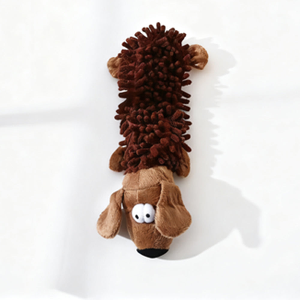 Squeaky Plush Dog Toy for Small Dogs & Puppies Cute Animal Shapes for Chewing & Interactive Play - image 2