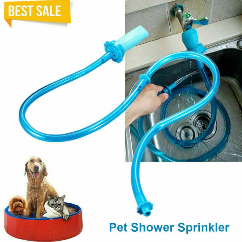 Pet Shower Connector Wash Hose Attachment Sprinkler Handheld Rinser Dogs Bathing - image 5