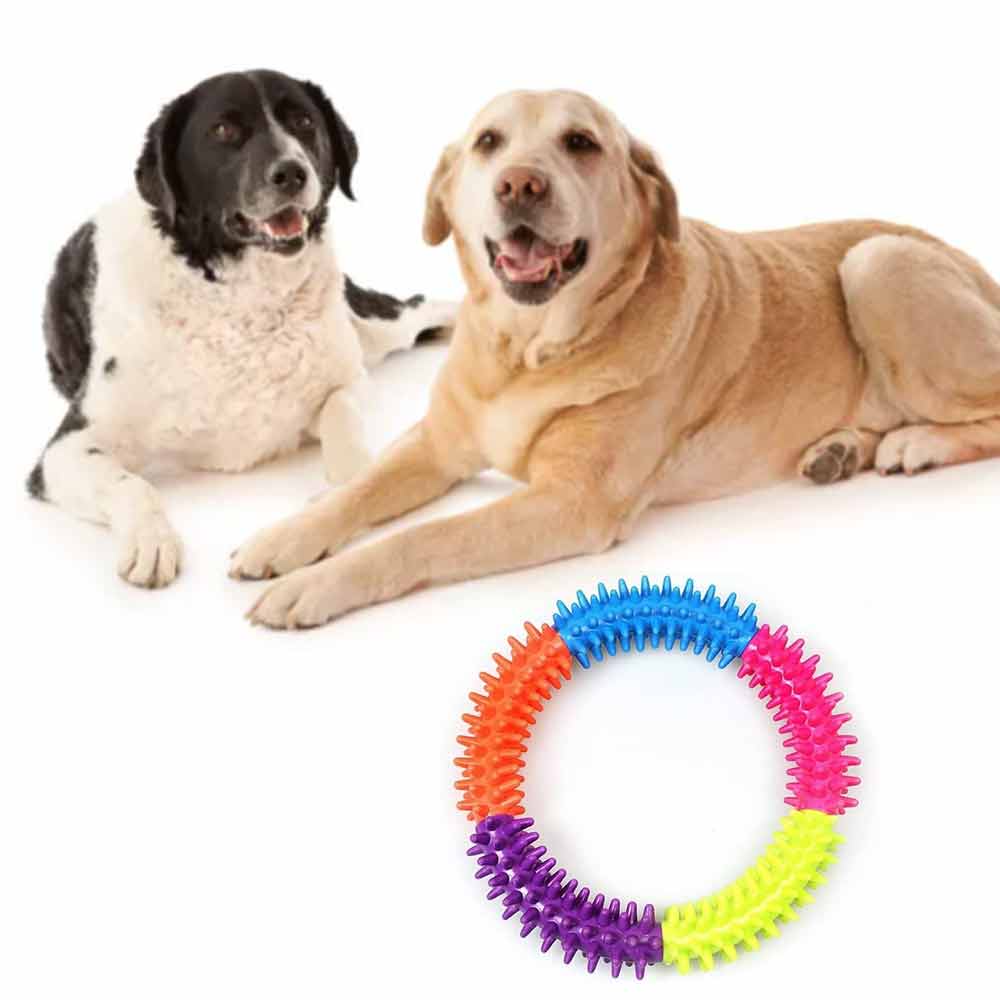 Puppy Dog Play and Training Chew Toy Dog Biting and Chew Ring Dog Dental Toy - image 7