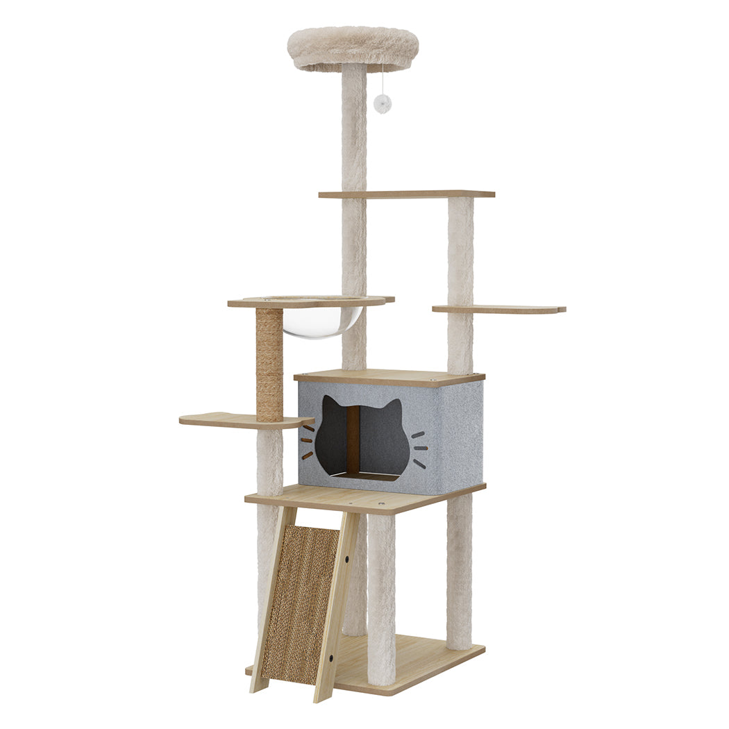 Cat Tree Tower Large Scratcher Condo House 160cm-2006732708063088640