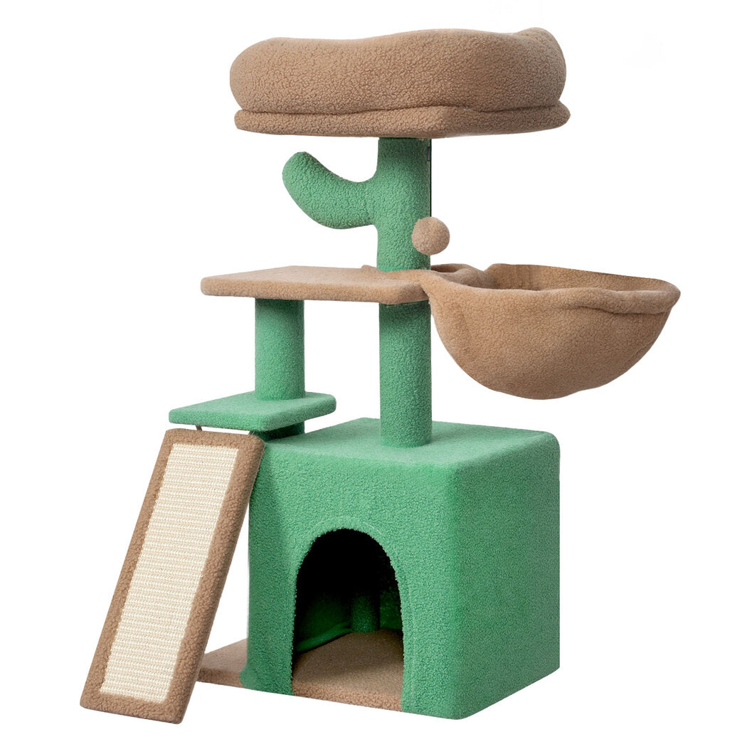 Cat Tree Tower Scratching Post Scratcher Play Bed-2102558103500361728
