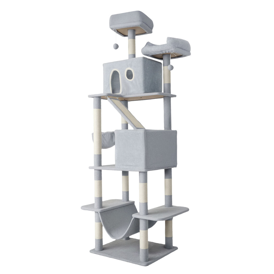 Cat Tree Scratching Post Scratcher 206cm Climbing-2102558704284078080