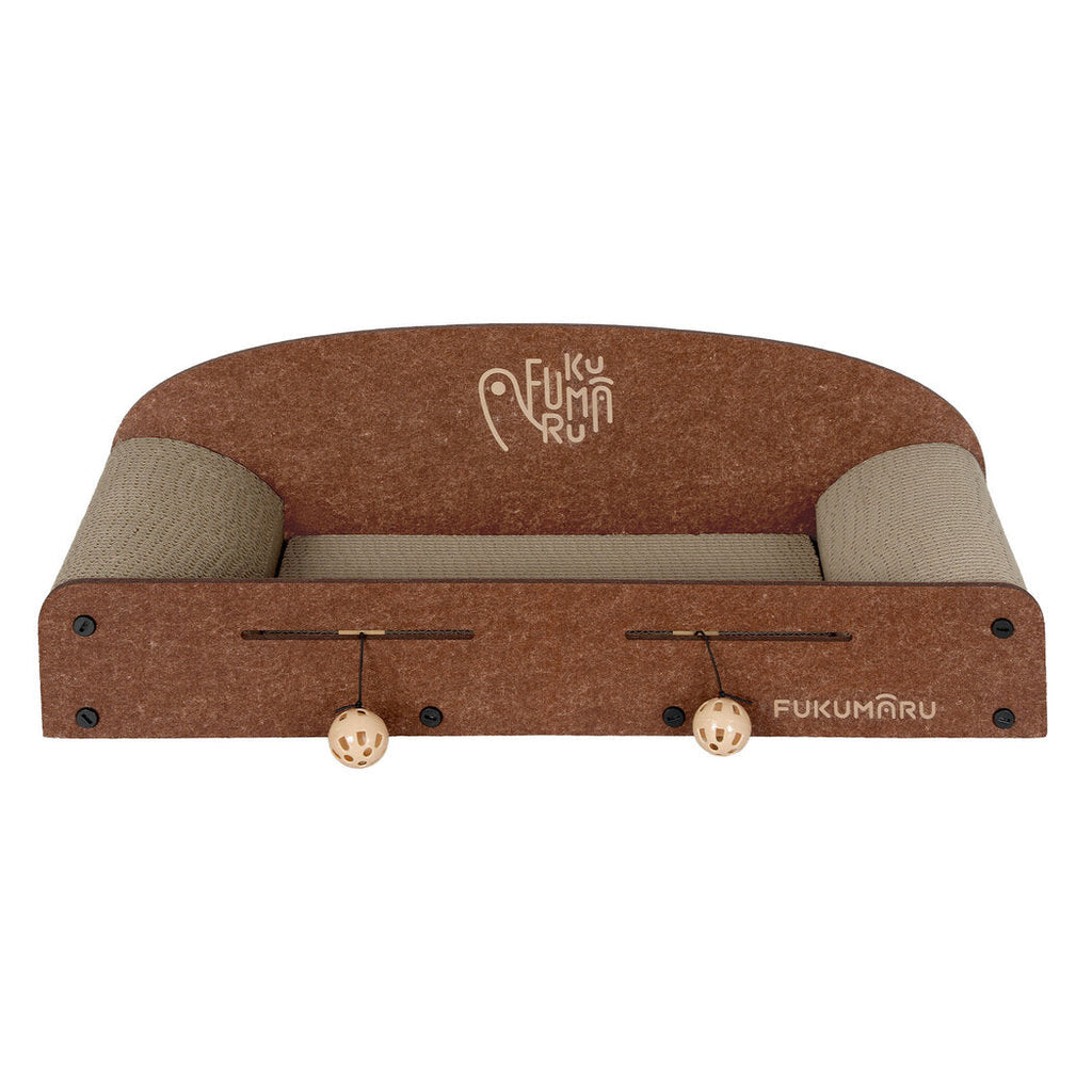 Cat Scratching Board Corrugated Cardboard 2 Balls-2102558633337425921