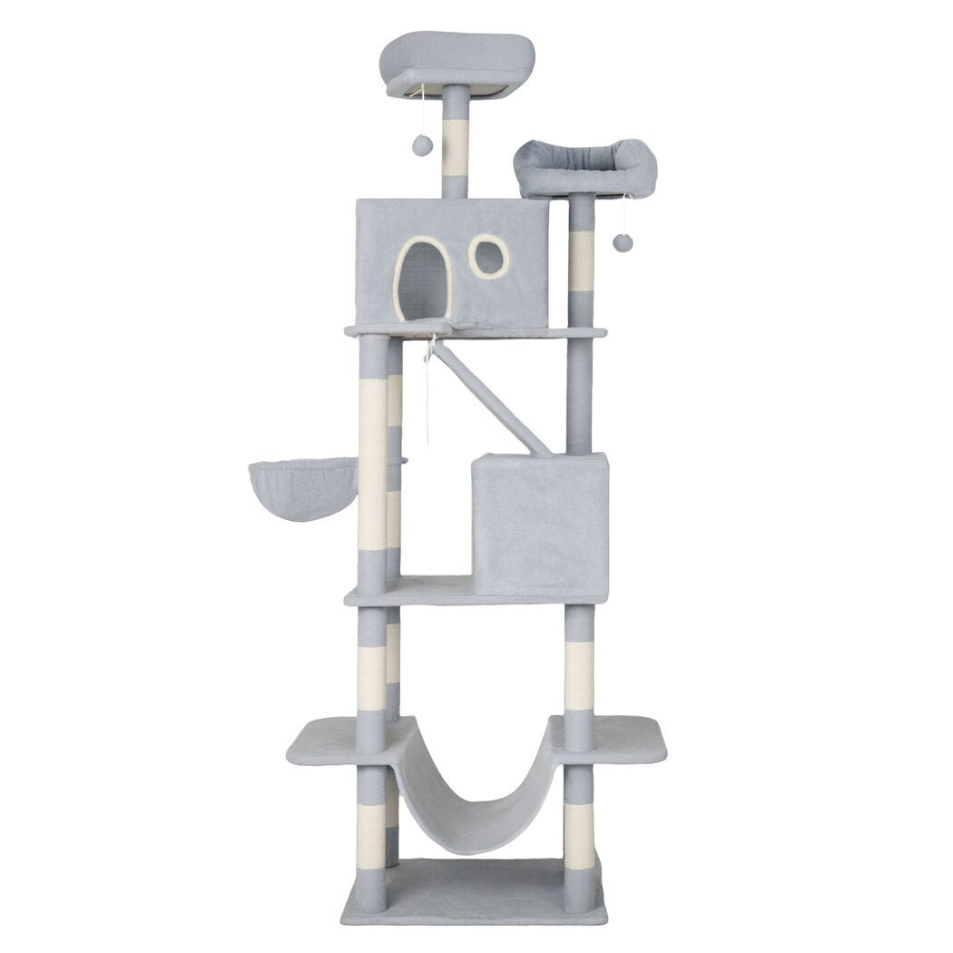 Cat Tree Scratching Post Scratcher 206cm Climbing-2102558704284078081