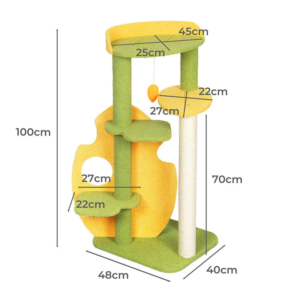 Cat Tree Kitten Furniture Condo-2102558428198211586