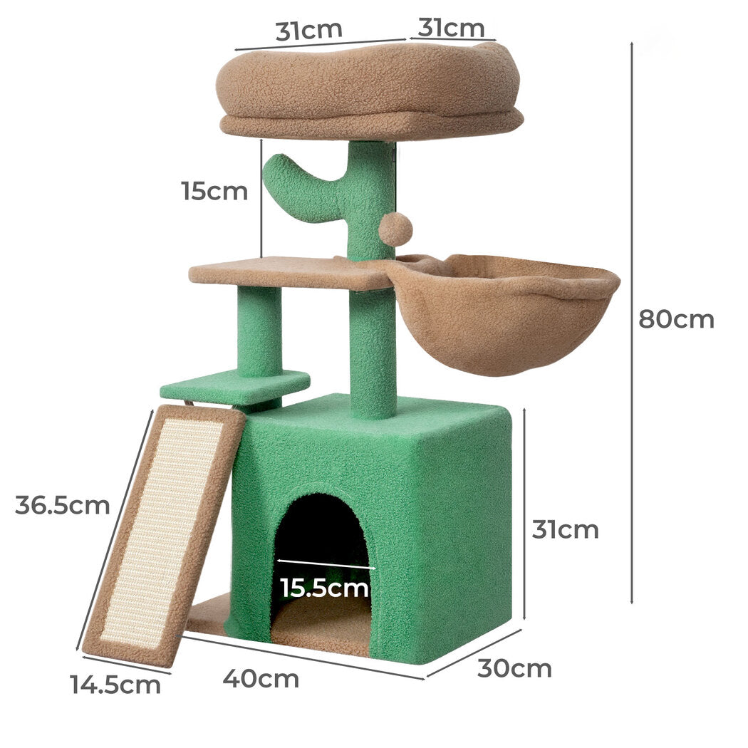 Cat Tree Tower Scratching Post Scratcher Play Bed-2102558103500361730