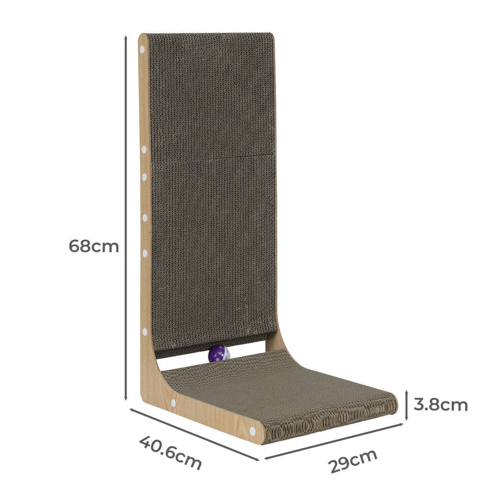 Cat L-Shaped Scratching Cardboard-2102558103135457282