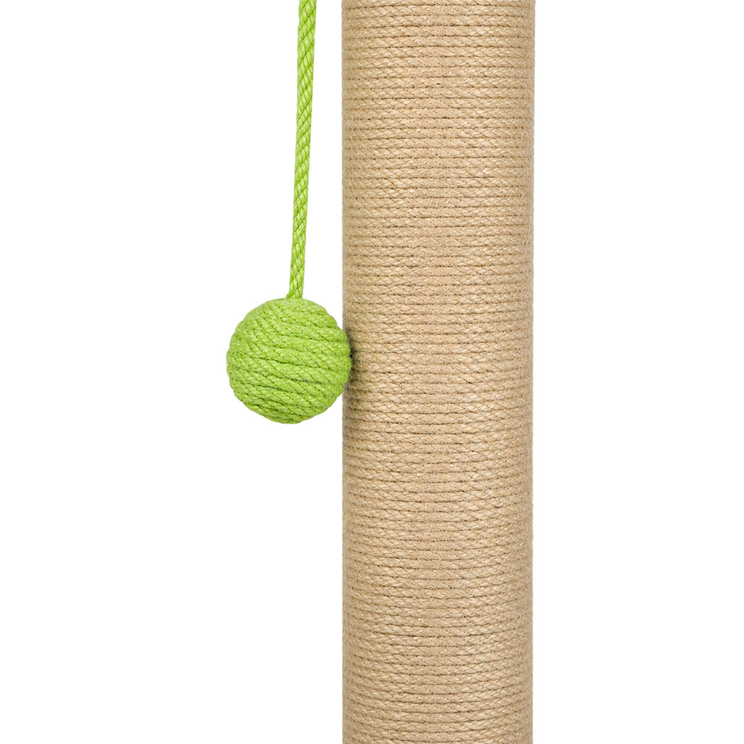 Cat Scratching Post 77cm Palm Tree Cat Scratcher Balls Sisal Green-2109794018702528515