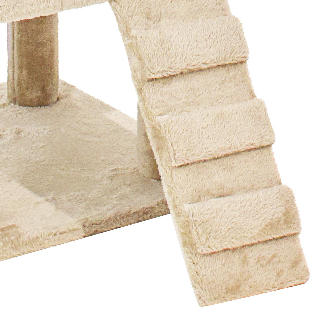 Cat Tree Scratching Post Scratcher Beige-2102558622092496900