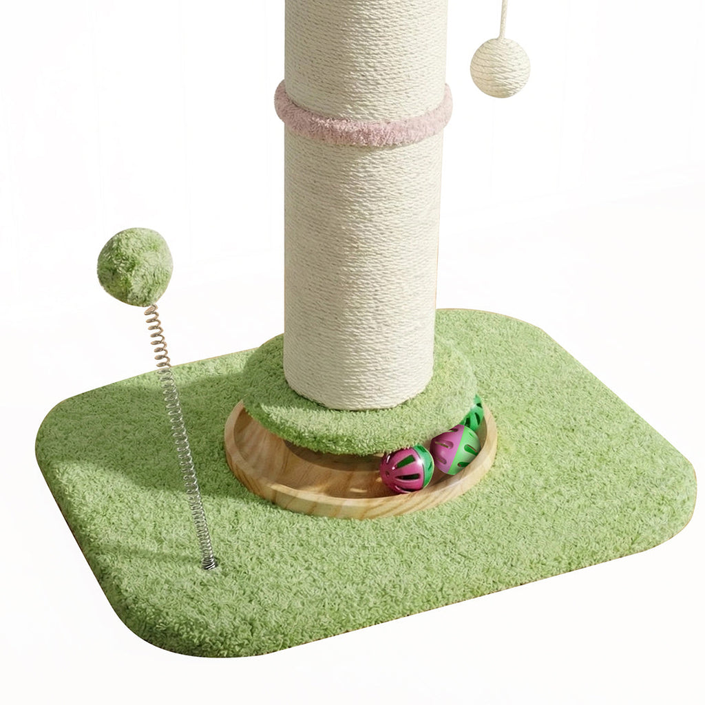 Cat Scratching Post Flower 61.5cm Cat Tree Tower-2102558640274804740