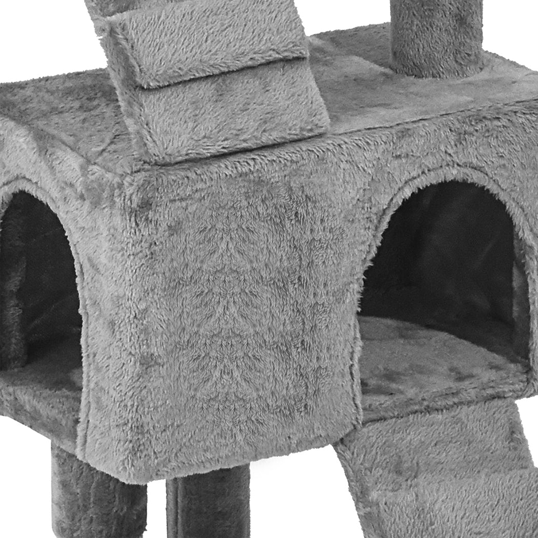 Cat Tree Scratching Post Scratcher Grey-2102558622293823493